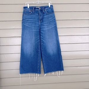 Madewell wide leg crop 30